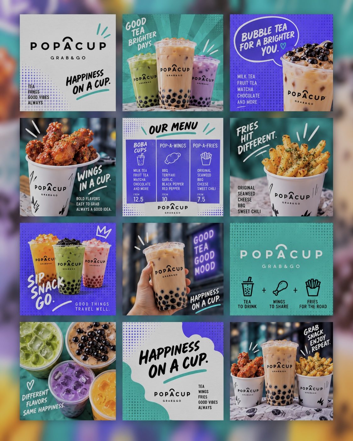 Kapsule social media campaign visuals